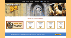 Desktop Screenshot of historyaccordingtobob.com